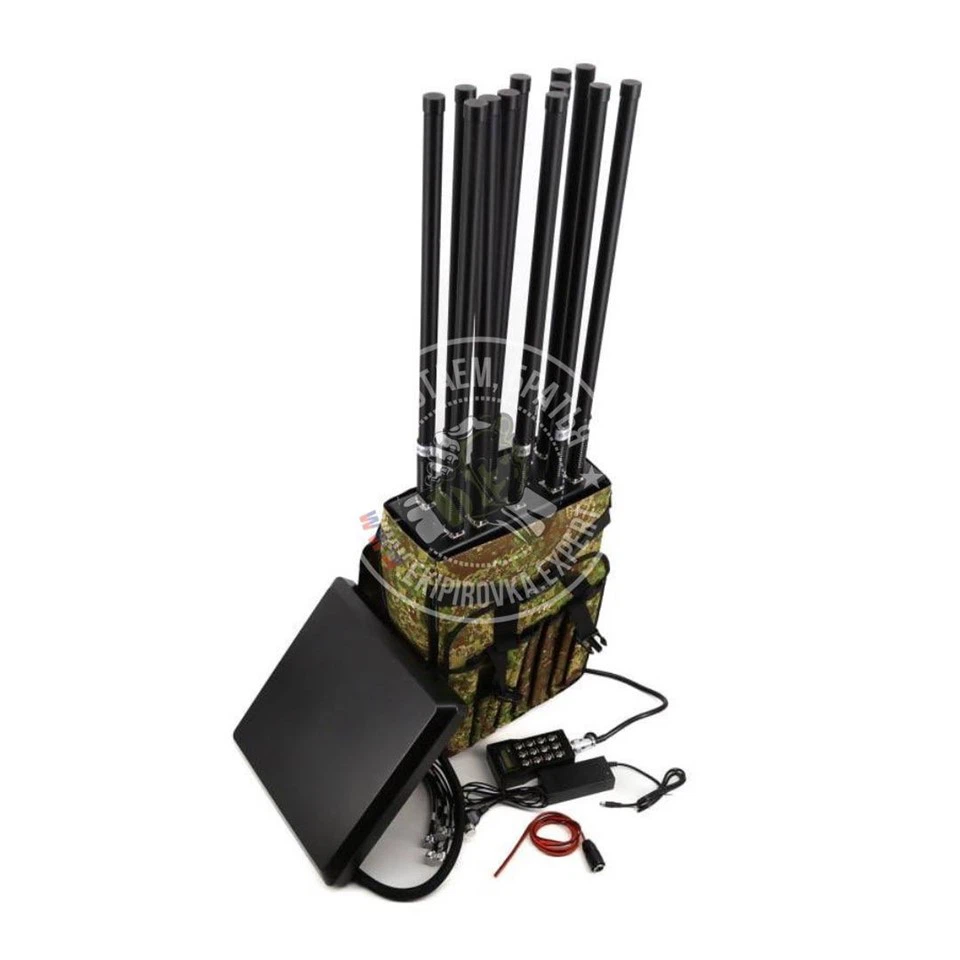 Garpiya Perimeter 600W Pro Portable Anti-UAV Jammer 12-Channel GEN1